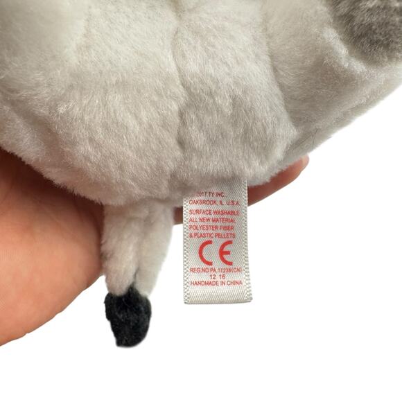 Ty Retired Beanie Boo Stripes the Zebra 6" Tall Mini Sized Plush Stuffed Animal - Picture 7 of 7